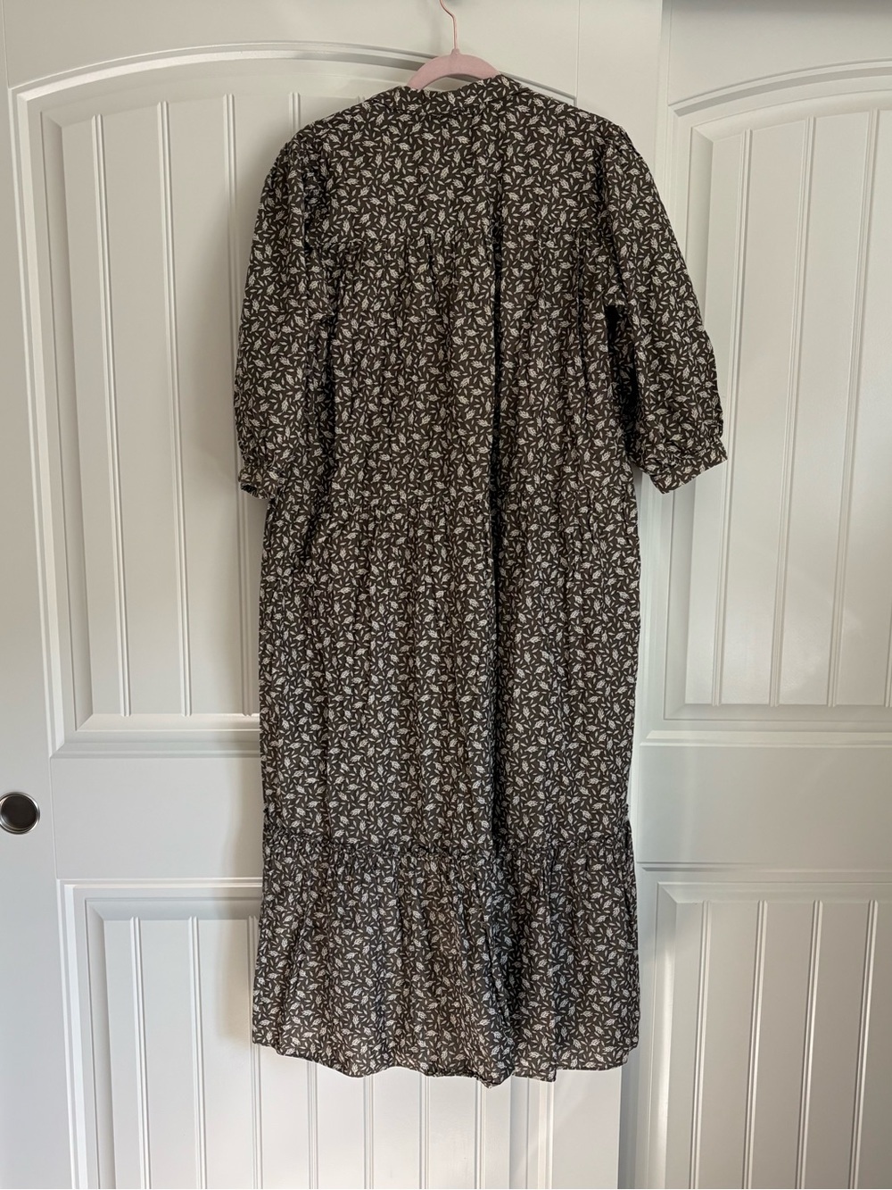 ESBY APPAREL PHILIPPA DRESS BASIL RISTRA Brown size Medium - Picture 9 of 9